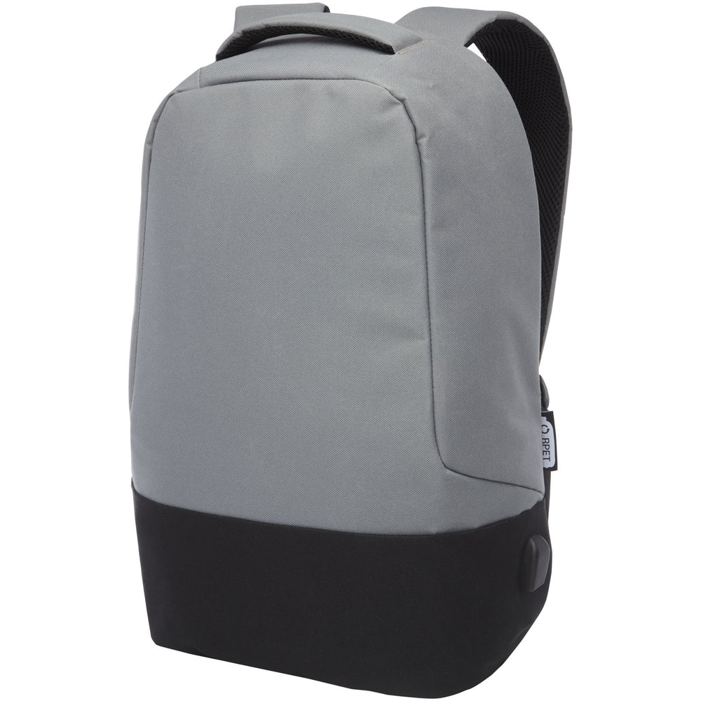 Branded Cover GRS RPET anti-theft backpack 16L
