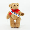 Sash Bear II 20cm Honey Jointed Bear