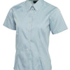 Branded Ladies Pinpoint Oxford Half Sleeve Shirt