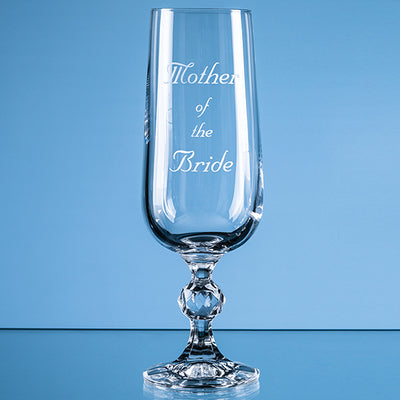 Branded 180ml Claudia Crystalite Champagne Flute