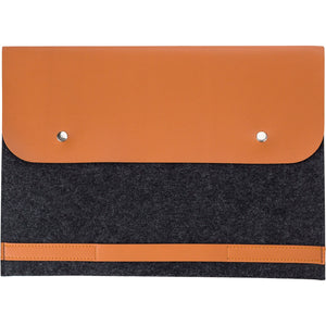 Cheddon RPET felt laptop pouch