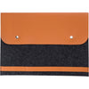 Branded Cheddon RPET felt laptop pouch