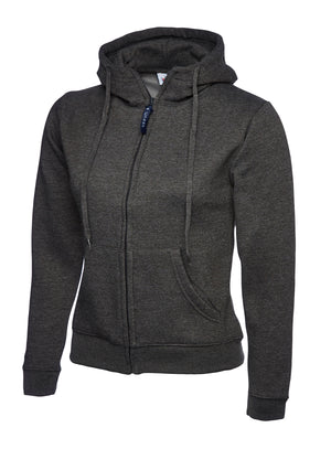 Ladies Classic Full Zip Hooded Sweatshirt