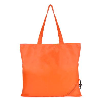 Branded Bayford 190T Polyester foldable pullstring shopper bag