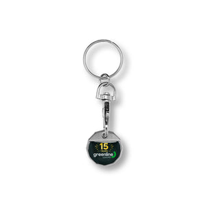 Express Metal Trolley Coin Keyring