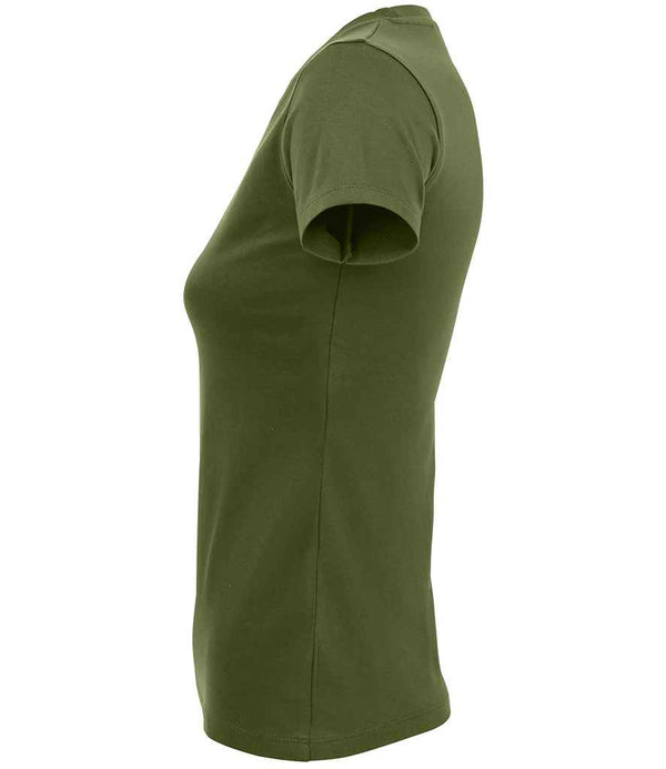 SOL'S Ladies Imperial Heavy T-Shirt Dark Khaki