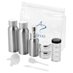 Branded Frankfurt airline approved travel bottle set