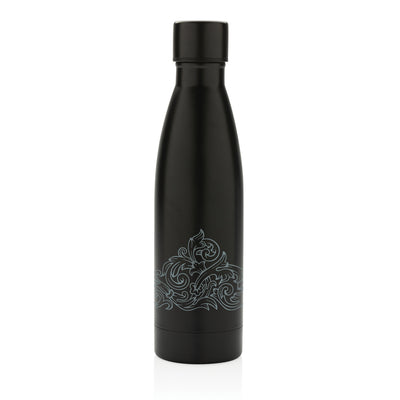 Branded RCS Recycled stainless steel solid vacuum bottle