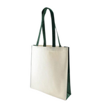 Folly 10oz Canvas Tote Bag with Coloured Handles & Gusset