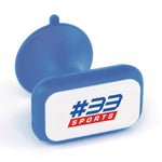 Branded Rubber Phone Stand With Sucker + White Backing