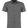 Kustom Kit Short Sleeve Tailored Poplin Shirt