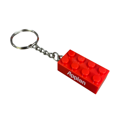 Building Brick Keyring