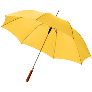 Lisa 23" auto open umbrella with wooden handle