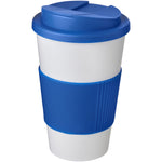 Branded Americano® 350 ml tumbler with grip & spill-proof lid