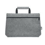 Branded RPET felt zippered laptop bag