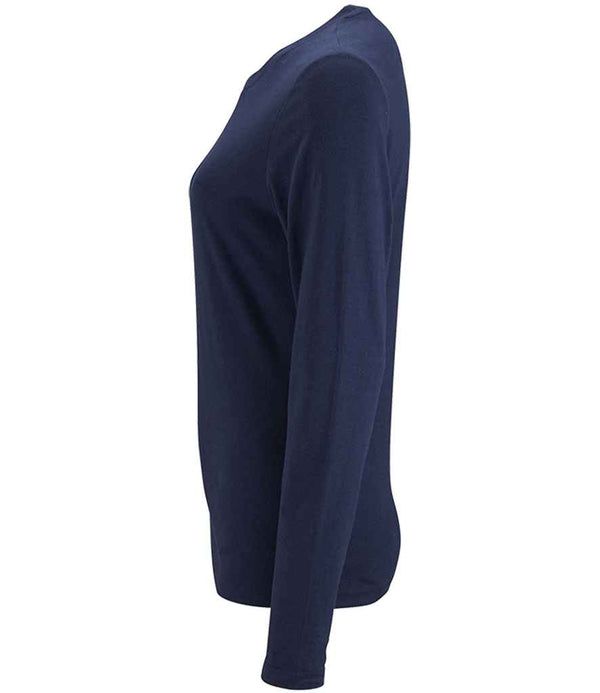 SOL'S Ladies Imperial Long Sleeve T-Shirt French Navy