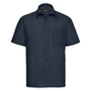 Russell Collection Short Sleeve Easy Care Poplin Shirt