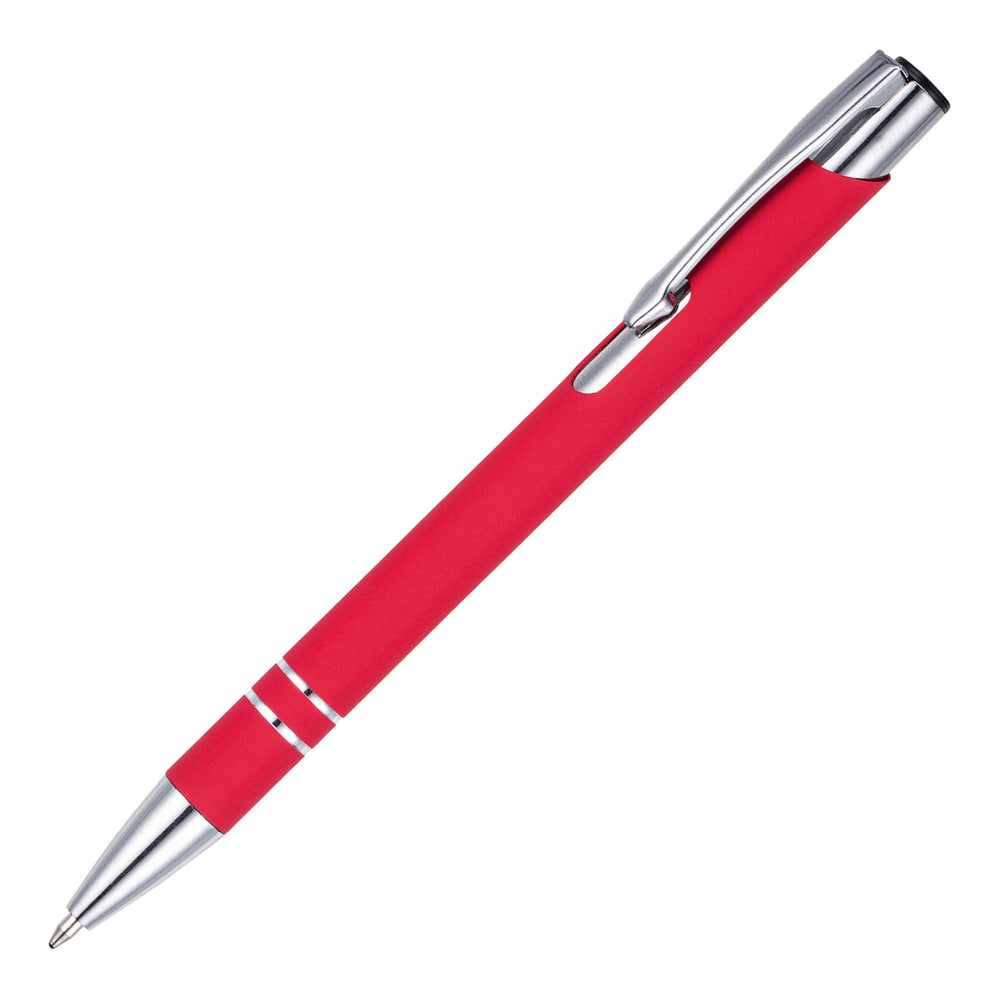 Branded Lincoln Soft Touch Metal Ballpoint Pen