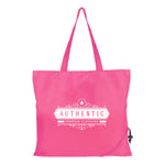 Branded Bayford 190T Polyester foldable pullstring shopper bag