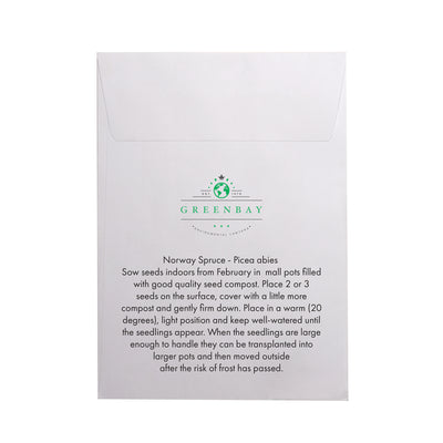 Seed Pack in White Paper Envelope