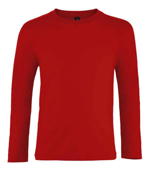 SOL'S Kids Imperial Long Sleeve T-Shirt Red