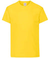 Fruit of the Loom Kids Original T-Shirt Yellow