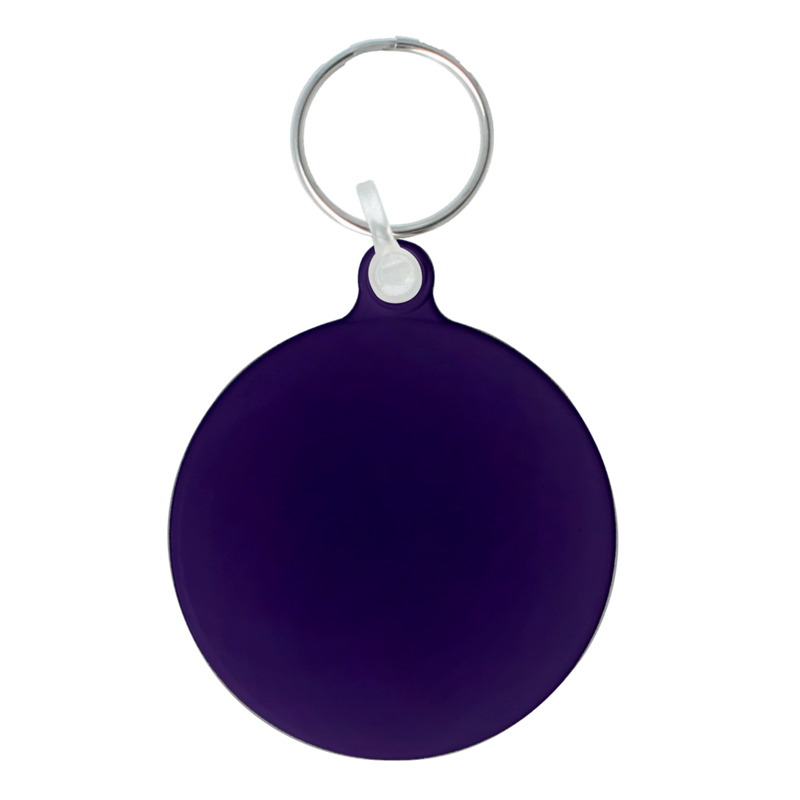55mm Circle Keyring