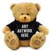 Branded Black Hoodie Bear