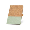 KLEE. A5 notebook in cork and linen with lined sheets