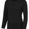 Branded AWDis Ladies Cool Long Sleeve T-Shirt