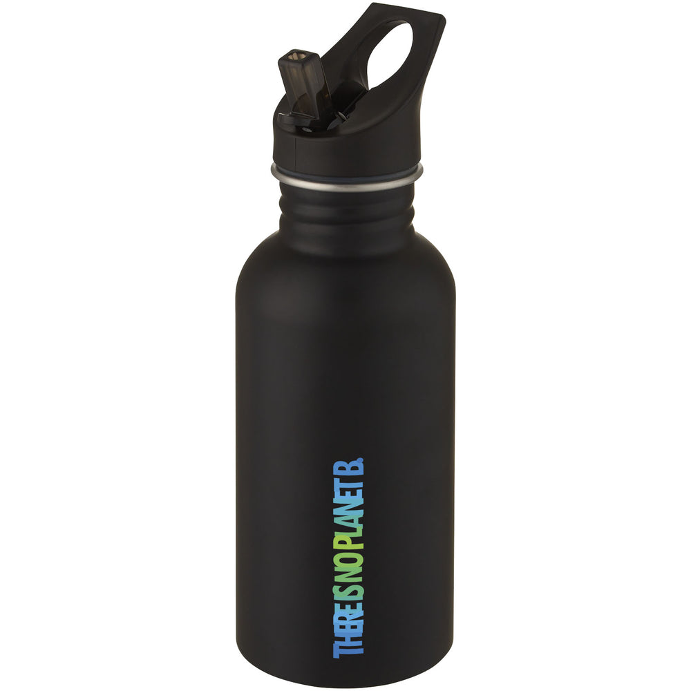 Branded Lexi 500 ml stainless steel sport bottle