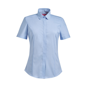 Brook Taverner Ladies Soave Short Sleeve Poplin Shirt