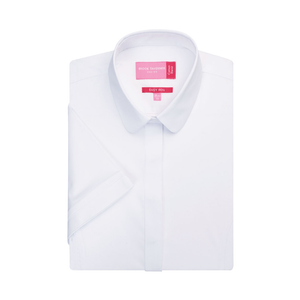 Brook Taverner Ladies Soave Short Sleeve Poplin Shirt