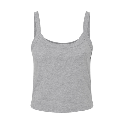 Bella Ladies Micro Rib Spaghetti Strap Tank Top
