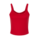 Bella Ladies Micro Rib Spaghetti Strap Tank Top