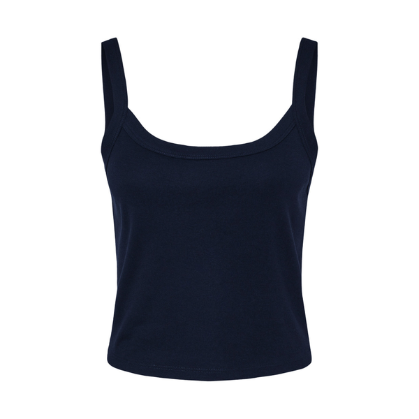Bella Ladies Micro Rib Spaghetti Strap Tank Top