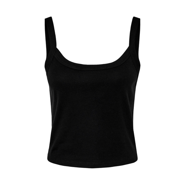 Bella Ladies Micro Rib Spaghetti Strap Tank Top