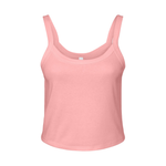 Bella Ladies Micro Rib Spaghetti Strap Tank Top