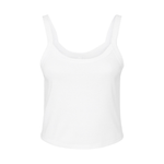 Bella Ladies Micro Rib Spaghetti Strap Tank Top