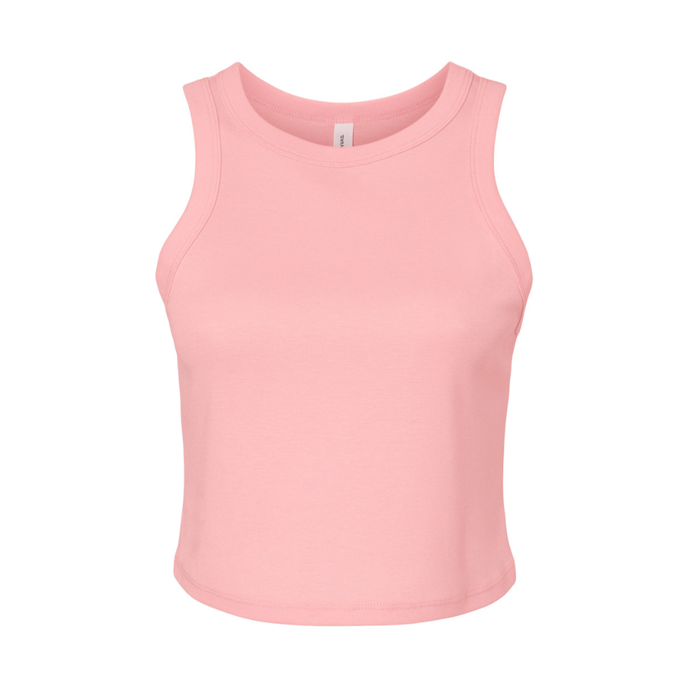 Bella Ladies Micro Rib Racer Tank Top