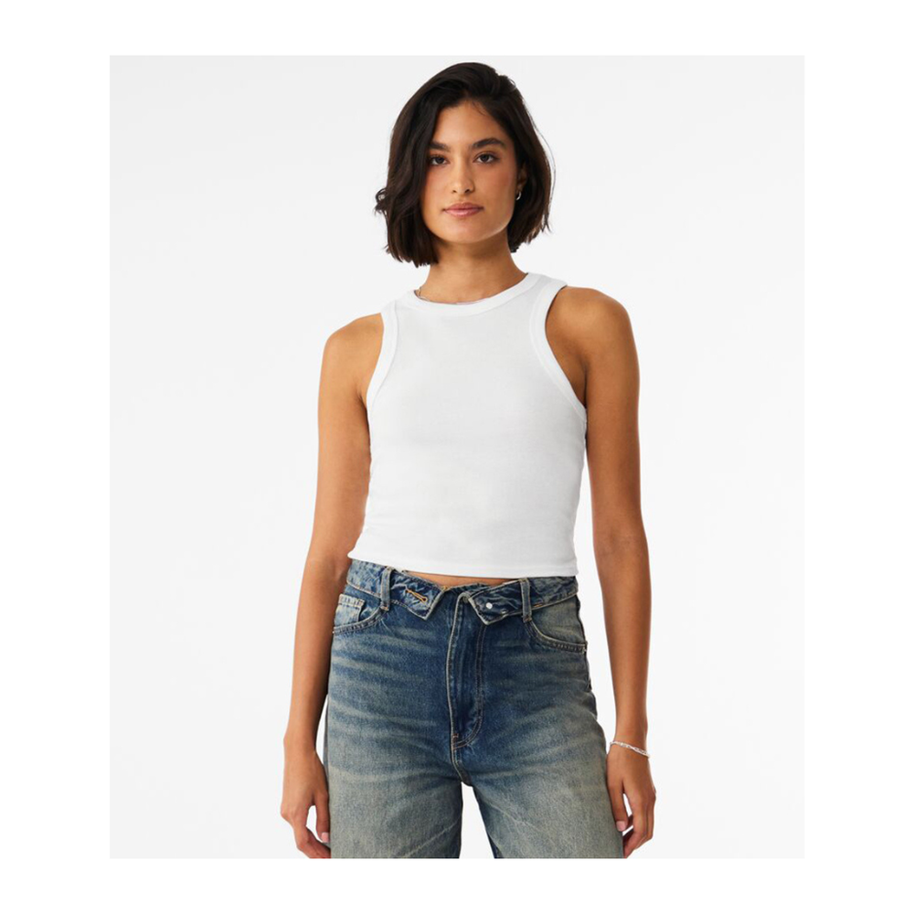 Bella Ladies Micro Rib Racer Tank Top