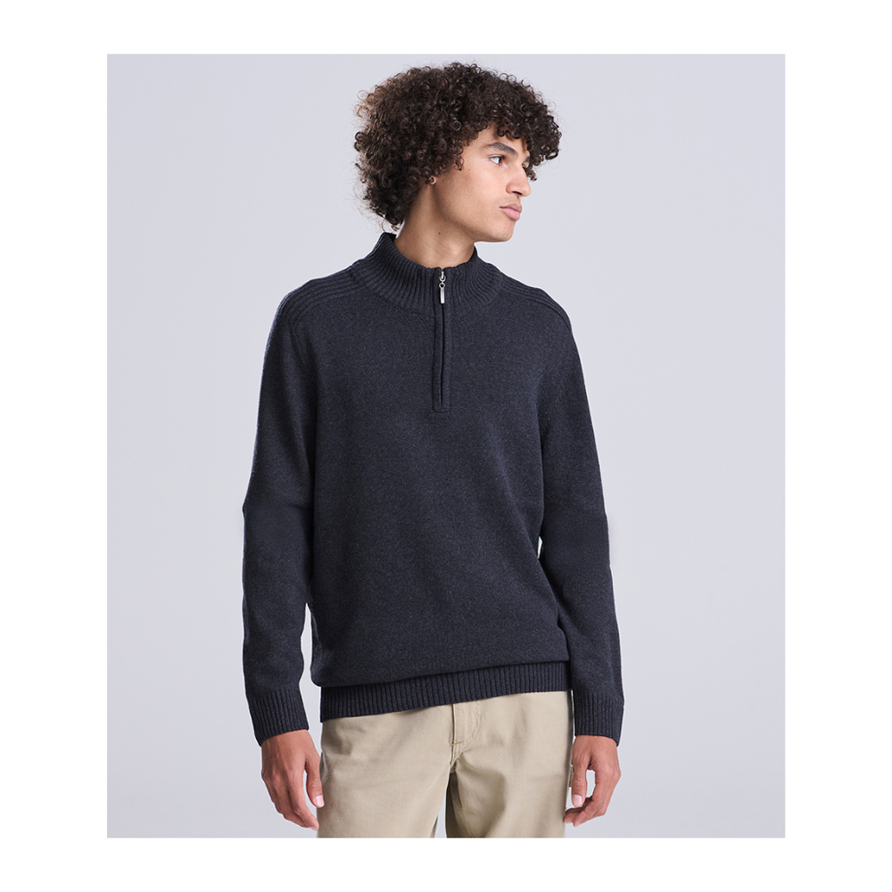 Ecologie Unisex Wakhan Zip Neck Sustainable Sweater