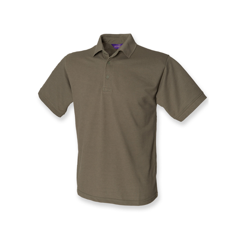 Henbury Heavy Poly/Cotton Piqué Polo Shirt