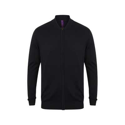 Henbury Unisex Zip Through Cardigan