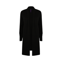 Henbury Ladies Longline Open Cardigan