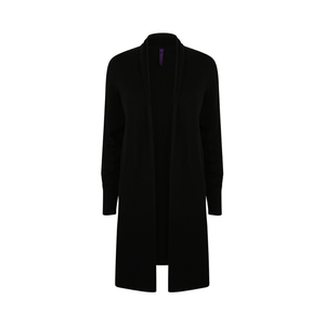 Henbury Ladies Longline Open Cardigan