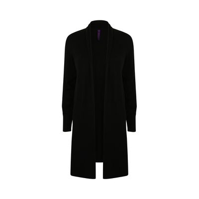 Henbury Ladies Longline Open Cardigan
