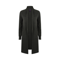 Henbury Ladies Longline Open Cardigan