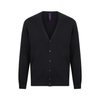 Henbury Lightweight Cotton Acrylic V Neck Cardigan