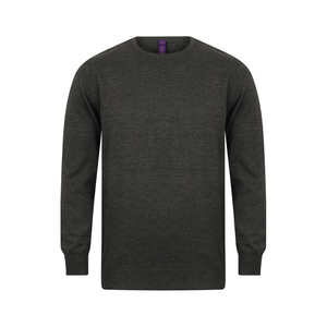 Henbury Lightweight Cotton Acrylic Crew Neck Sweater